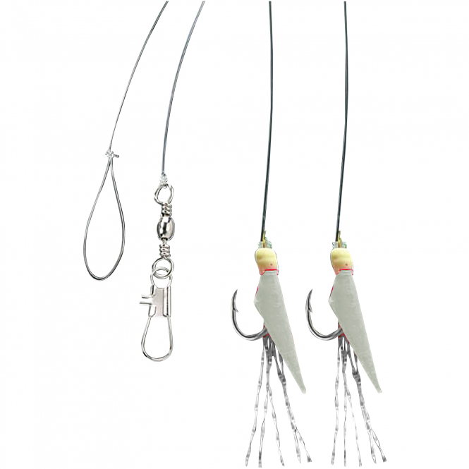 Aquantic Real Skin Vorfach Rig 2 (Natural) 