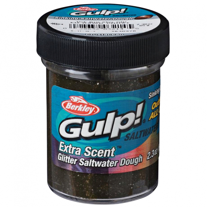 Berkley Gulp!® Saltwater Dough ( Dark brown/silver glitter) 