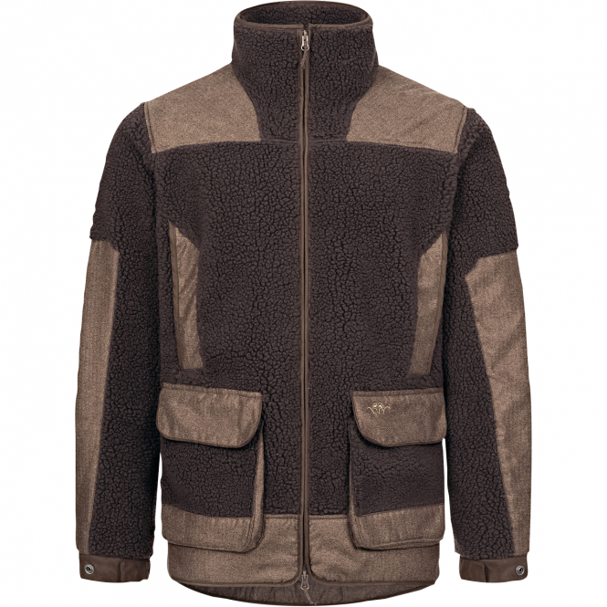 Blaser Sherpa Fleece Jacket Men (Dark Brown) 