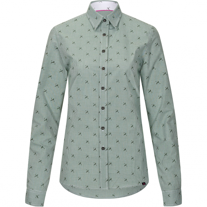 Blouse Little deer (olive) 