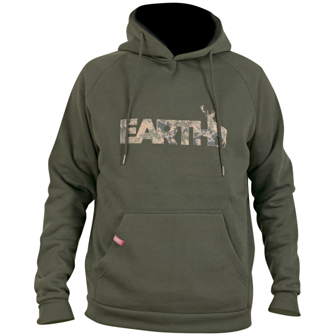 Branded-H Earth Hoodie For Men (Dark Olive) 