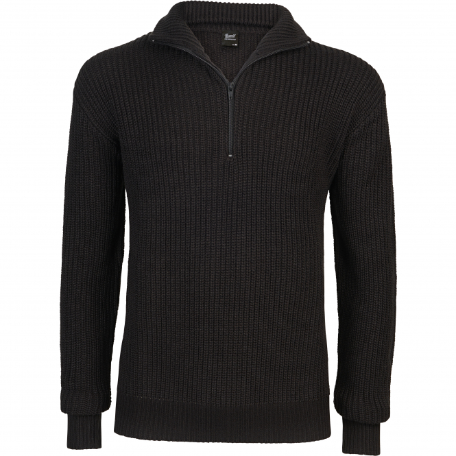 Brandit Navy Pullover Troyer Men (Black) 