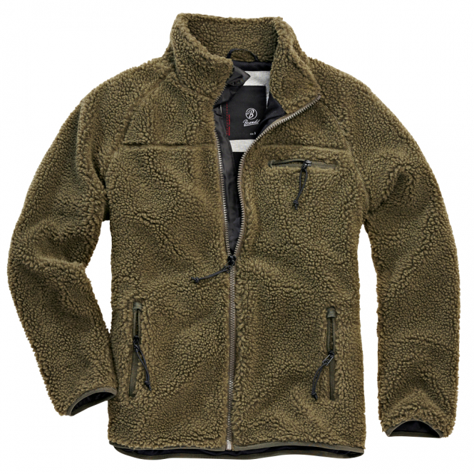 Brandit Teddy Fleece Jacket Men (Olive) 
