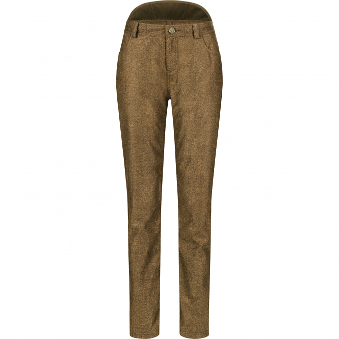Celina Vintage Trousers Women (Dark Brown Melange) 