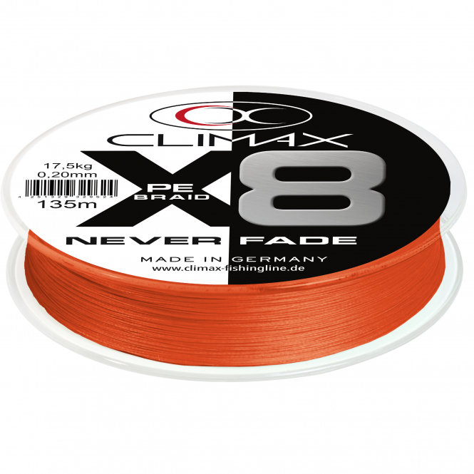 Climax PE X8 Neverfade (hi-vis orange) 