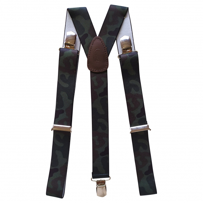 Clip-On Braces Unisex (Camouflage) 