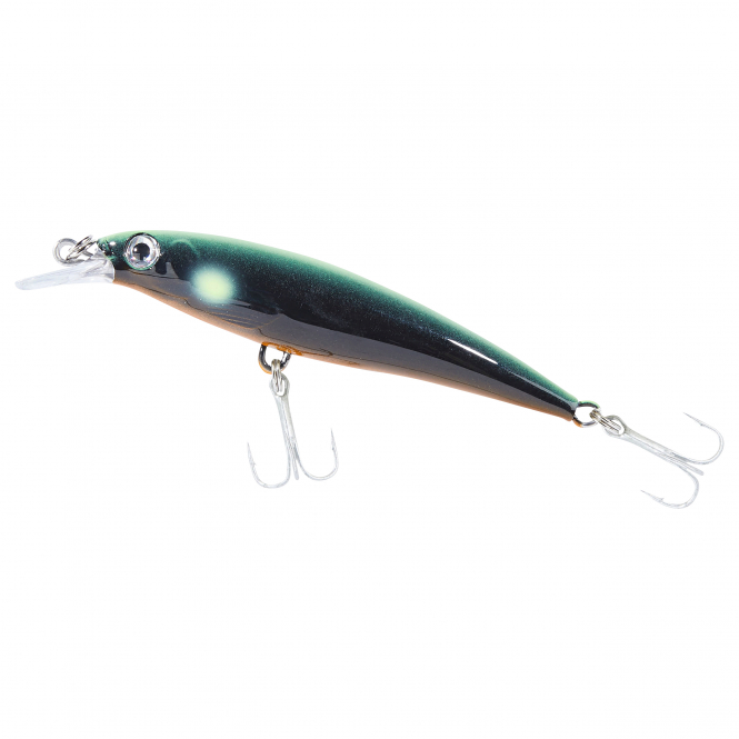 Colonel Wobbler UV Striker Minnow (Black Toxic) 