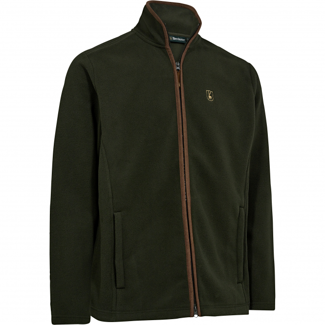 Cumbria Fleece Jacket For Men (Forest Ember) 
