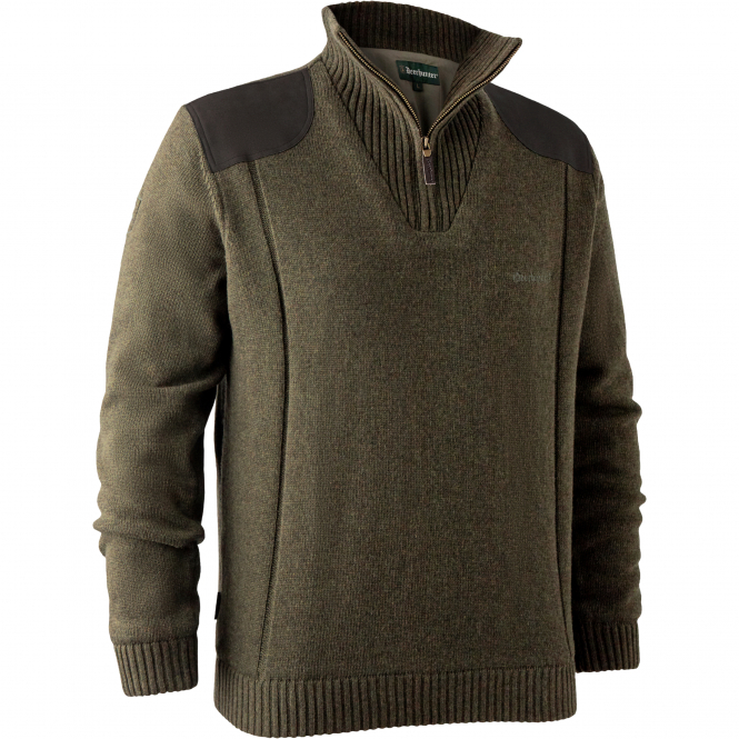 Deerhunter Carlisle Knitted Jumper For Men, With Stormliner® (Cypress) 