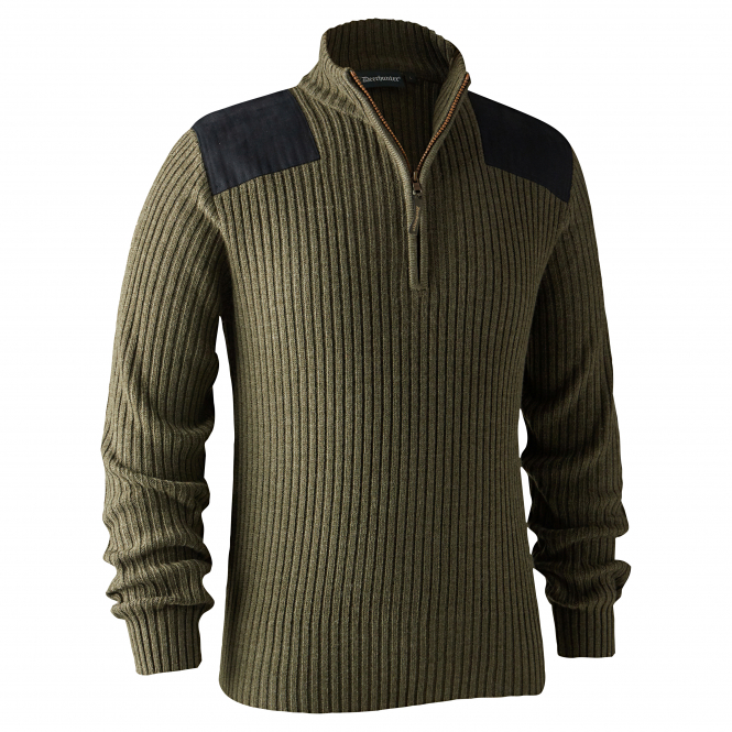 Deerhunter Men's Rogaland Pullover Men (Adventure Green Melange) 