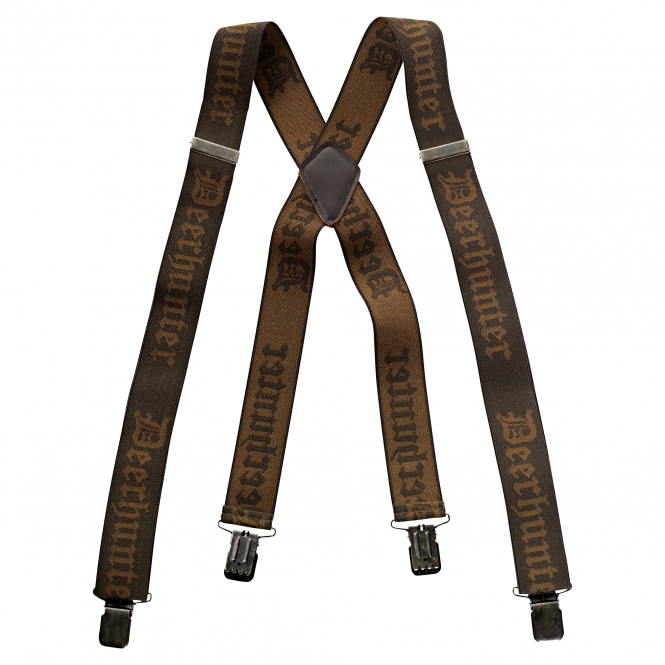 Deerhunter Unisex Logo Braces, With Clips (Art Green) 