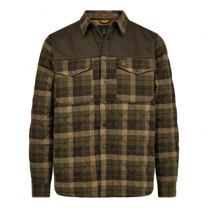 Deerhunter Youth Elbert Padded Shirt Jacket Children (Brown Check) 