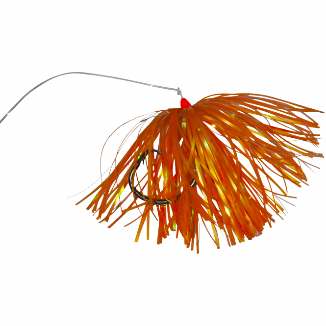 Eisele Halibut leader with Shirt Circle XXL (crab UV orange) 