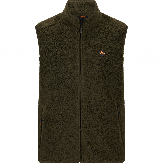 Fibre Fur Fleece Waistcoat Dario Men (Olive) 