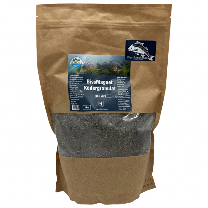Fischlutscher BissMagnet Bait Granules No. 1 Dark 