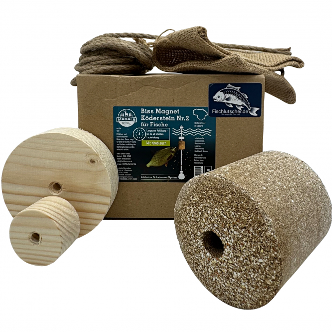 Fischlutscher BissMagnet Bait Stone No. 2 Complete Set 