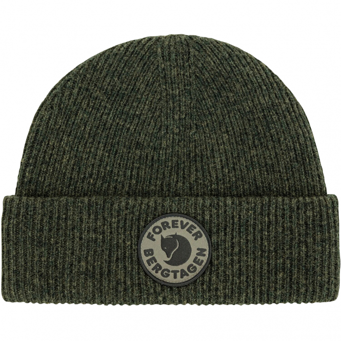 Fjällräven Bergtagen Forever Wool Beanie Unisex (Deep Forest) 