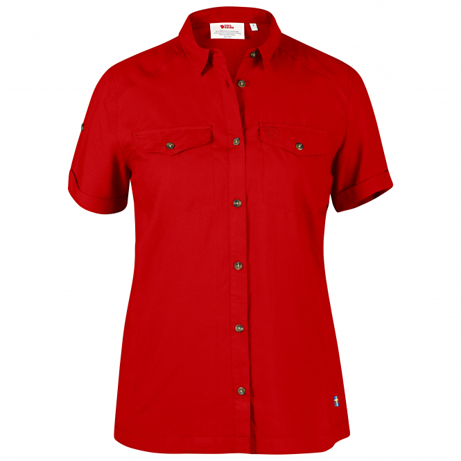 Fjällräven Fjäll Räven Women's Shirt ABSIKO VENT red 