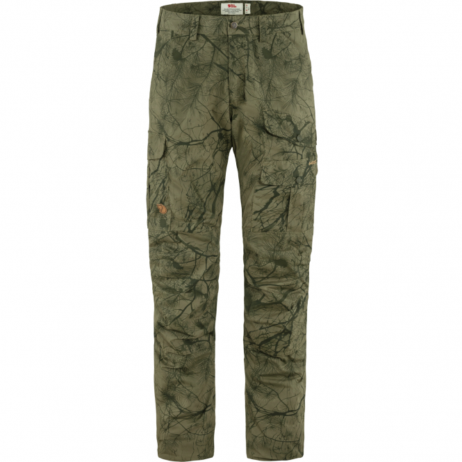 Fjällräven Värmland Barents Pro Hydratic Trs M Men (Green Camo-Deep Forest) 