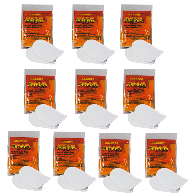 Grabber Set Of 10: Toe Warmers 