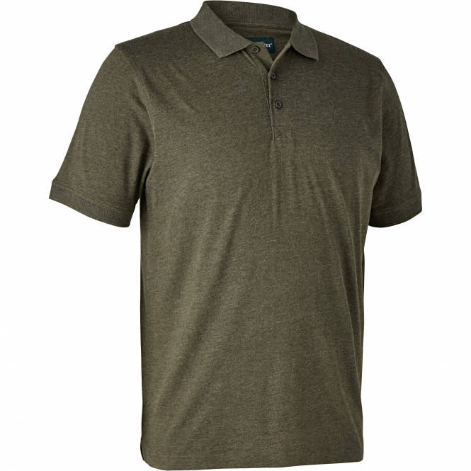 Gunnar Polo Shirt Men (Adventure Green Melange) 