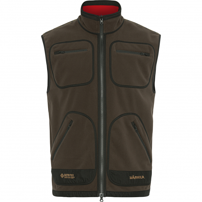 Härkila Kamko Fleece Waistcoat Men (Brown/Red) 
