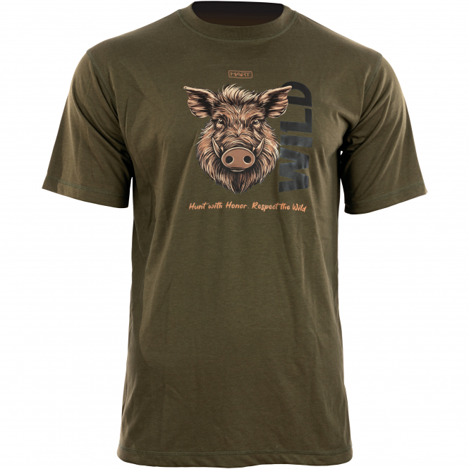 Hart Ground Wildboar T-Shirt Men (Olive) 