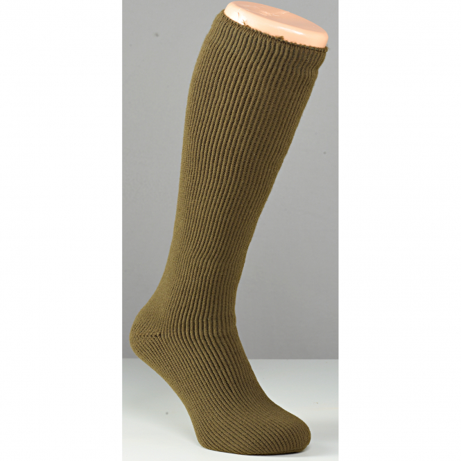 Heat Max No More Winter Blues Thermal Socks Unisex, Long (Olive) 