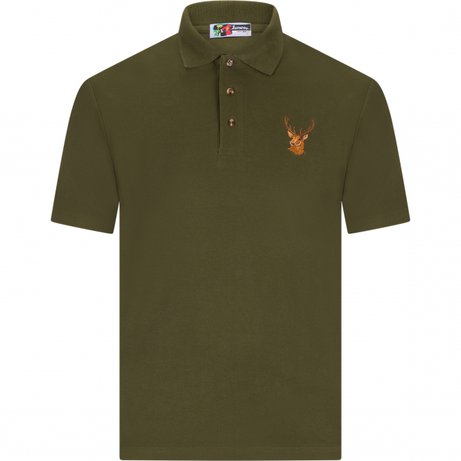 il Lago Basic Polo Shirt Red Deer Unisex (Olive) 