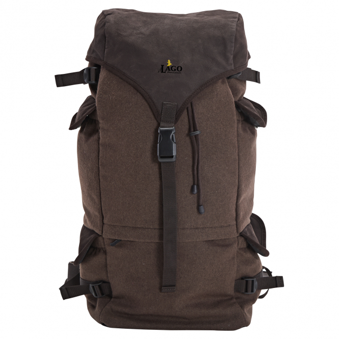 il Lago Passion Loden/leather backpack Gigax 