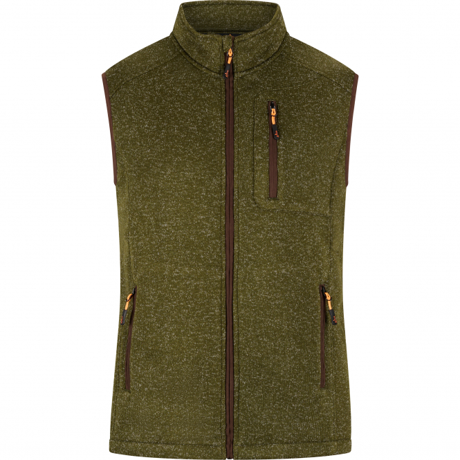 il Lago Prestige Eric Knitted Fleece Waistcoat Men (Olive) 