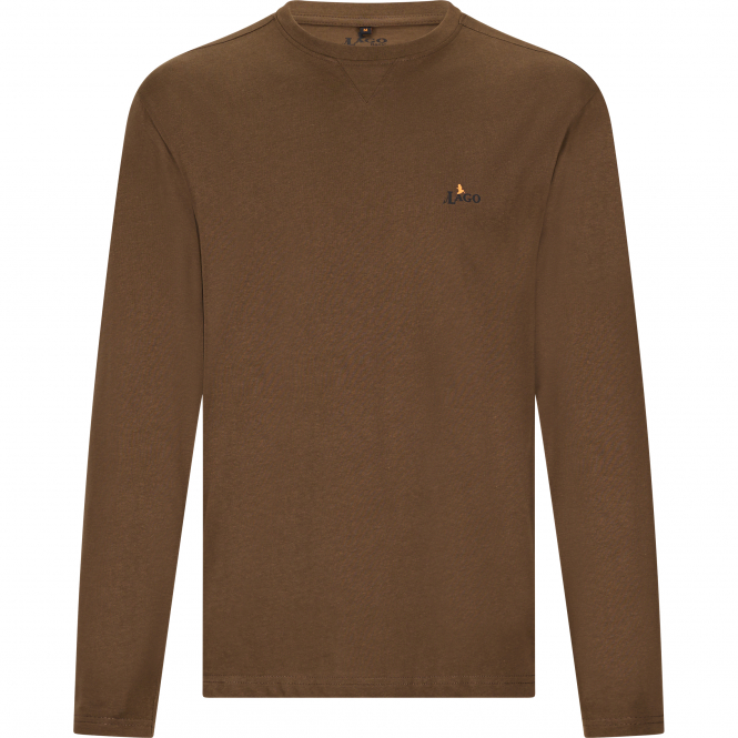 il Lago Prestige Jonah long-sleeved shirt (brown) 
