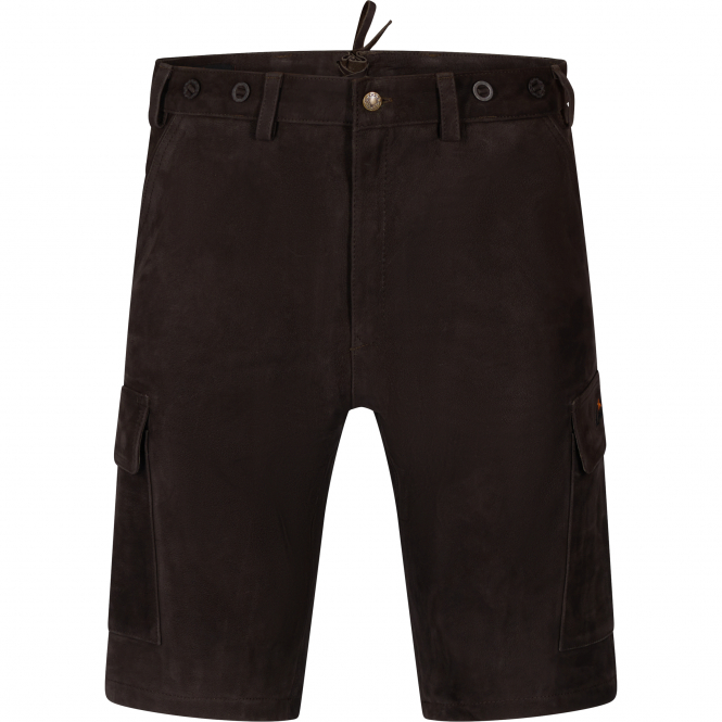 il Lago Prestige Leather Shorts Nevada Men (Brown) 
