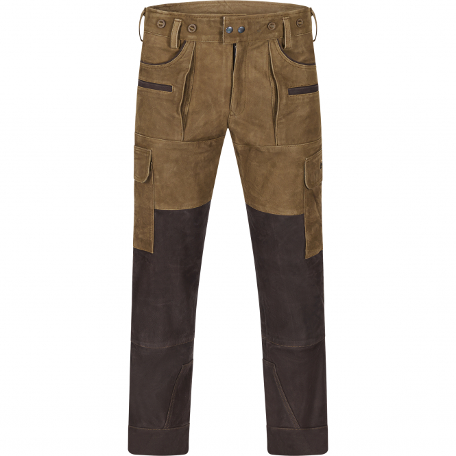 il Lago Prestige Leather Trousers Arne Men (Brown/Black) 