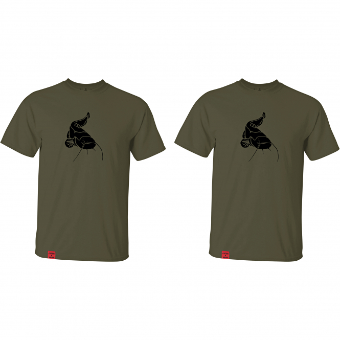 il Lago Prestige Set Of 2: Catch & Wear T-Shirt ‘Waller’ Men (Olive) 