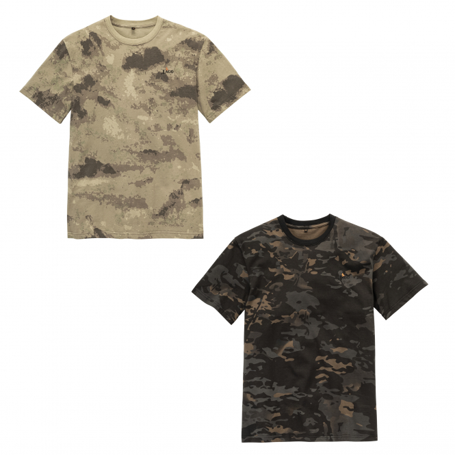 il Lago Prestige Set Of 2: T-Shirts Men (Beige Camouflage/Dark Camouflage) 
