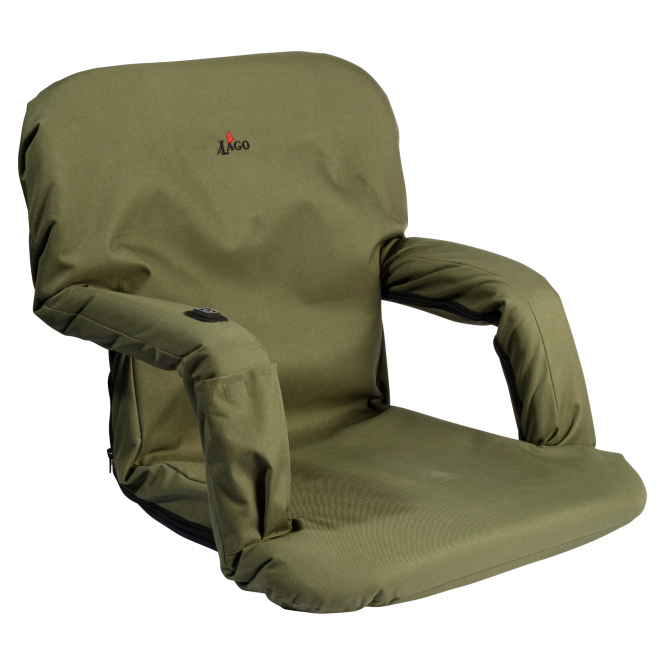 il Lago Red Level Folding Seat Cover Feuerland, Heatable (Olive) 
