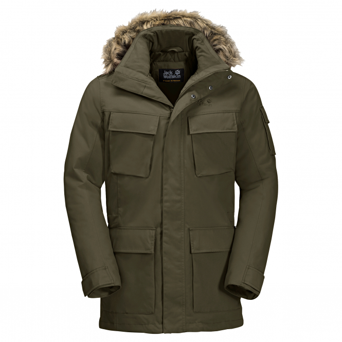 Jack Wolfskin Glacier Canyon Parka M Men (Bonsai Green) 