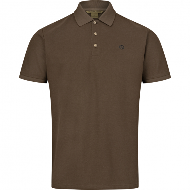 J.P. Sauer & Sohn Polo Shirt 23 Men (Chocolate) 