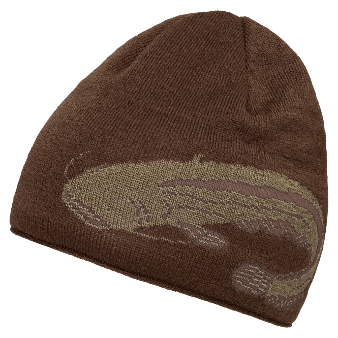 Knitted Hat ‘Catfish’ Unisex (Olive) Sz. EINHEITSGRÖSSE 