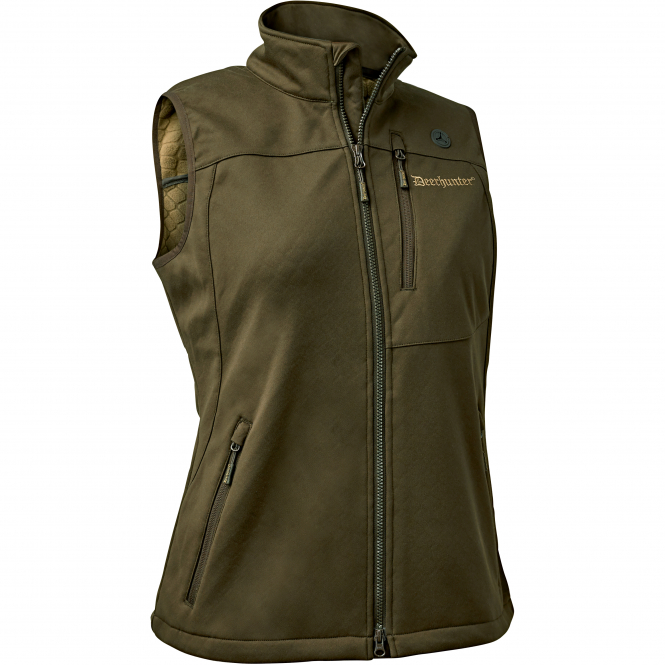 Lady Excape Softshell Vest For Women (Art Green) 