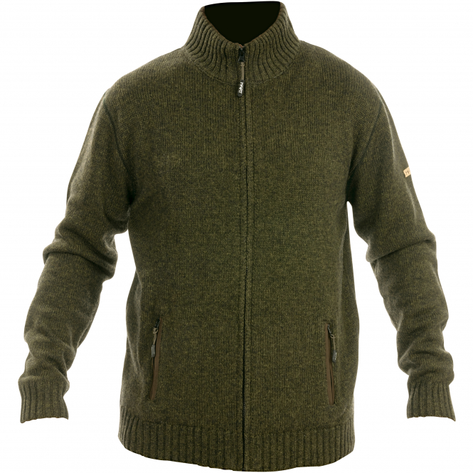 Nevis-FZ Cardigan Men (Dark Olive) 