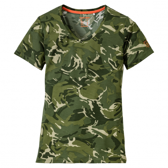 OS Trachten Triku T-Shirt 1/2 Sleeve Women (Dark Green) 