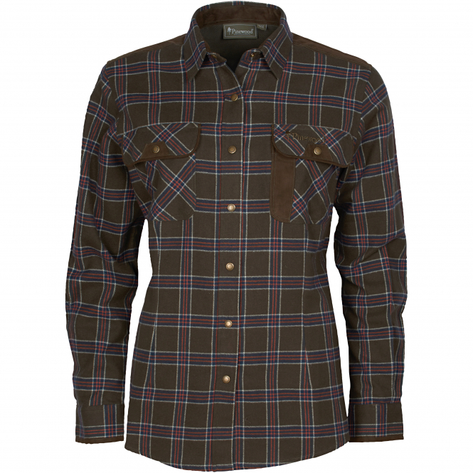 Pinewood Prestwick Exclusive Shirt Women (Suede Brown/Orange) 