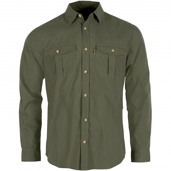 Pinewood Safari L/S Shirt Men (Mossgreen) 