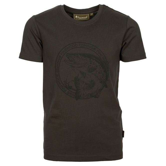 Pinewood Salmon Fish T-Shirt Kids (D.Anthracite) 