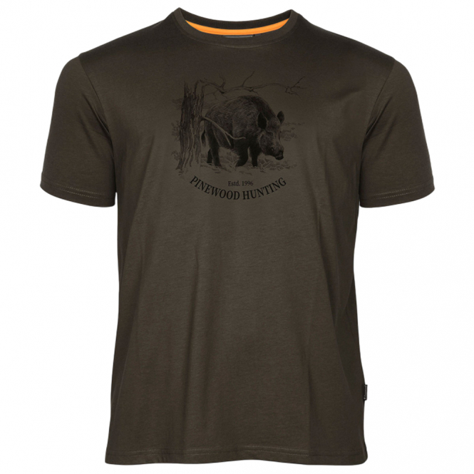 Pinewood Wild Boar T-Shirt Men (Suede Brown) 