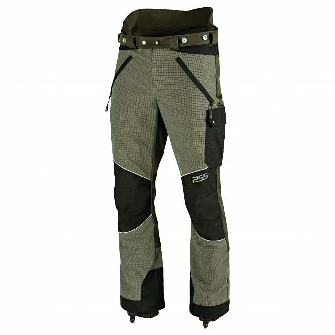 PSS X-treme Work Work Trousers Men, with membrane (Green/Black) 