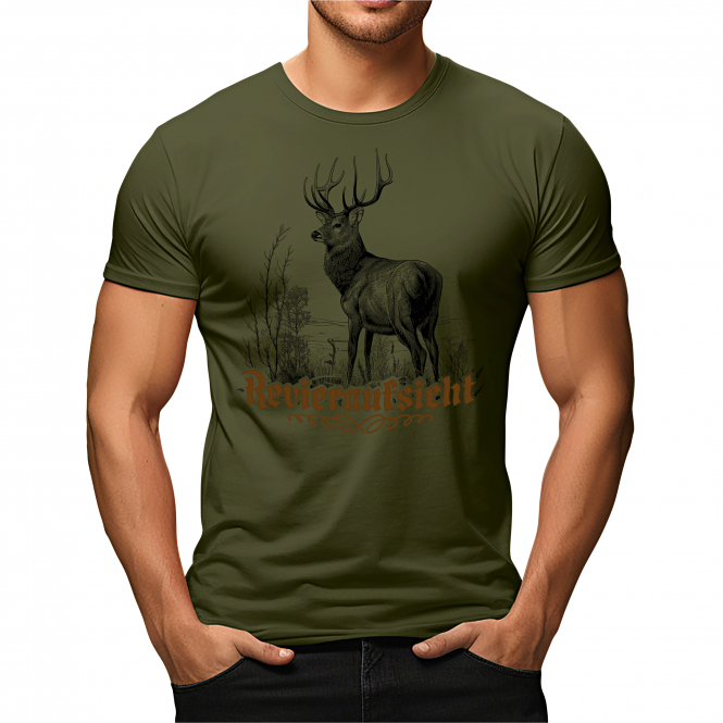 Rahmenlos "Revieraufsicht" T-Shirt Men (Olive) 