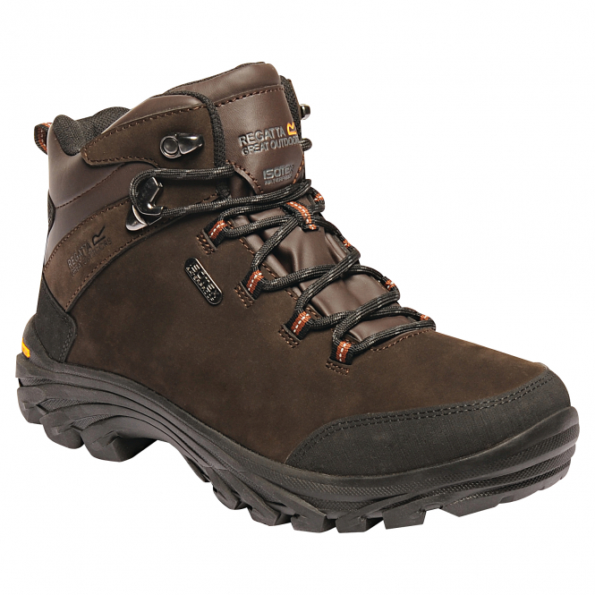 Regatta Burrell Leather Hiking Boots Men (Peat) 
